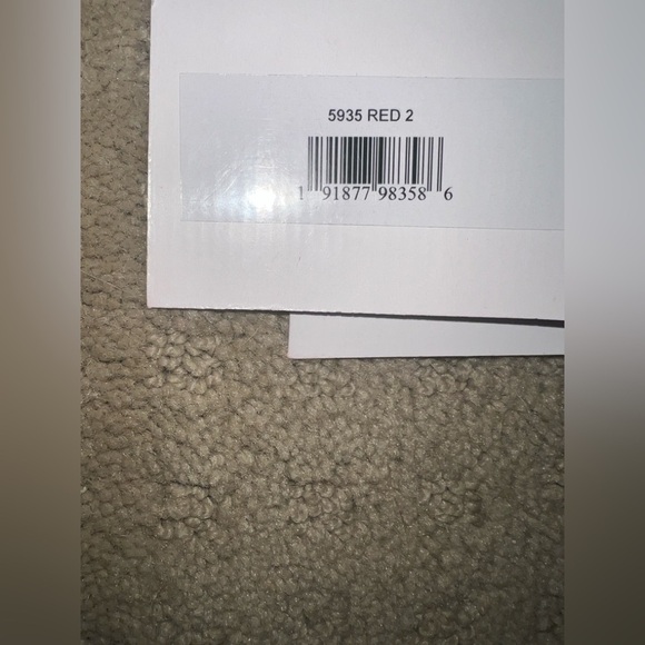 Mac Duggal 5935 NWT Red Scoop Neck Embellished Beaded Fringe Dress - Picture 8 of 12